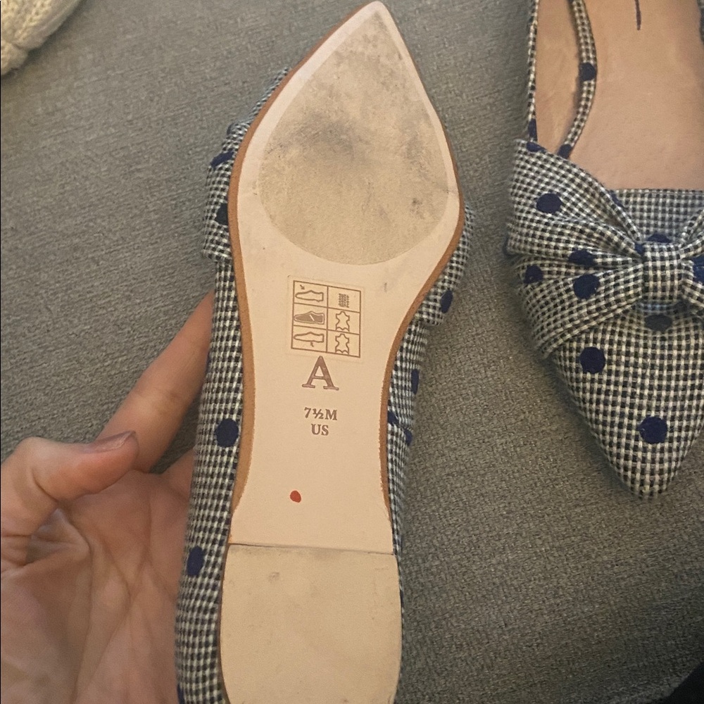 Anthropologie>Blake pointed toe flats Sz 7.5 - Picture 4 of 5